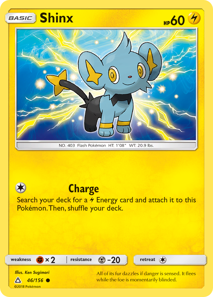 Shinx (46/156) [Sun & Moon: Ultra Prism] | Chromatic Games