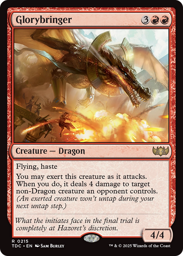 Glorybringer [Tarkir: Dragonstorm Commander] | Chromatic Games
