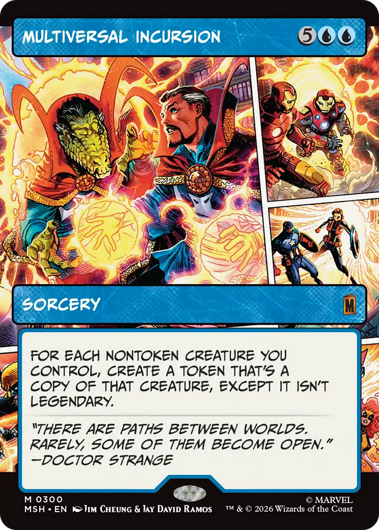 Multiversal Incursion (Borderless) [Marvel Super Heroes] | Chromatic Games