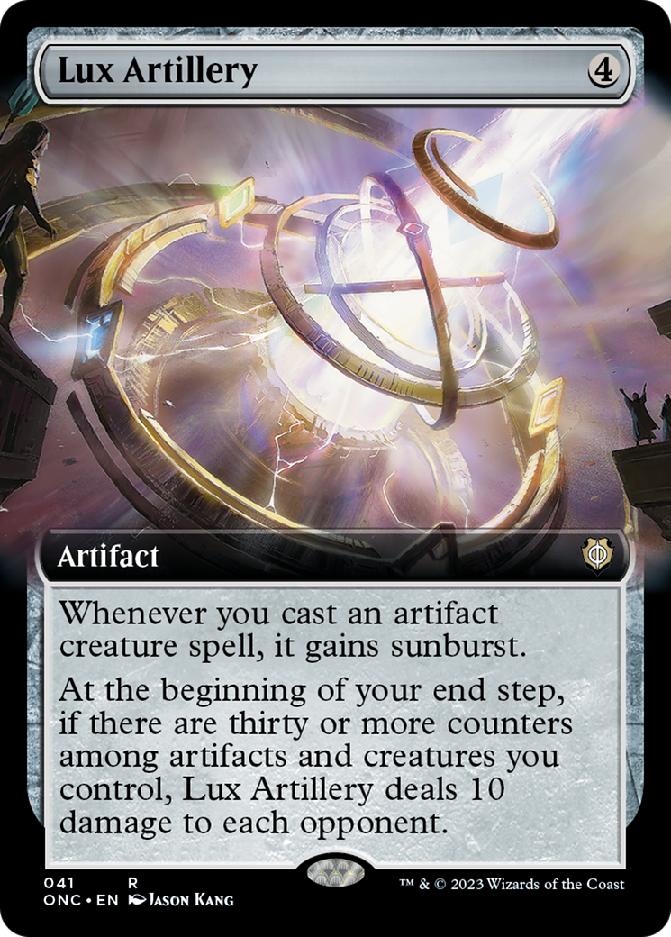 Lux Artillery (Extended Art) [Phyrexia: All Will Be One Commander] | Chromatic Games