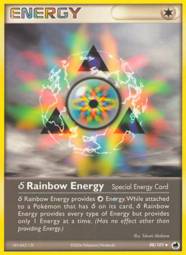 Rainbow Energy (88/101) (Delta Species) [EX: Dragon Frontiers] | Chromatic Games