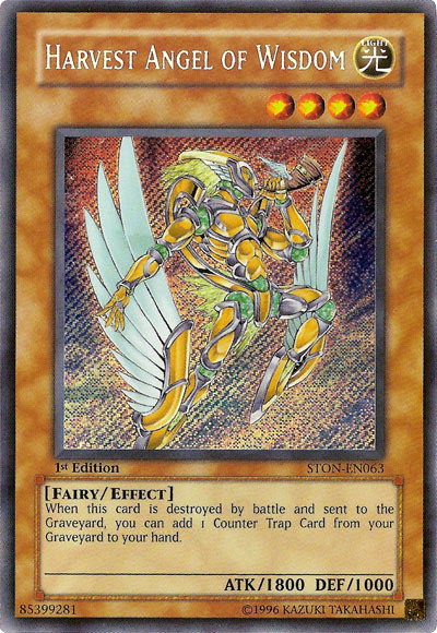 Harvest Angel of Wisdom [STON-EN063] Secret Rare | Chromatic Games