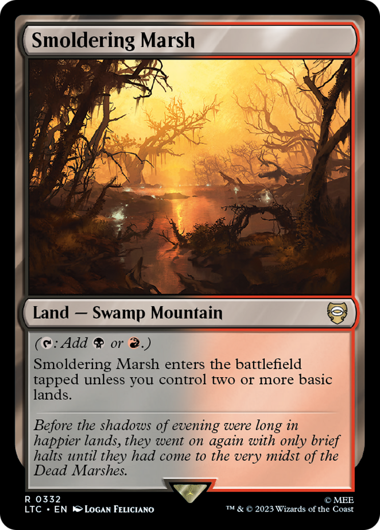 Smoldering Marsh [The Lord of the Rings: Tales of Middle-Earth Commander] | Chromatic Games