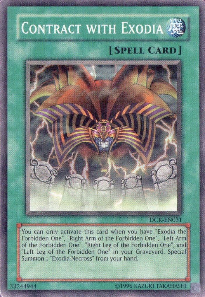 Contract with Exodia [DCR-EN031] Common | Chromatic Games