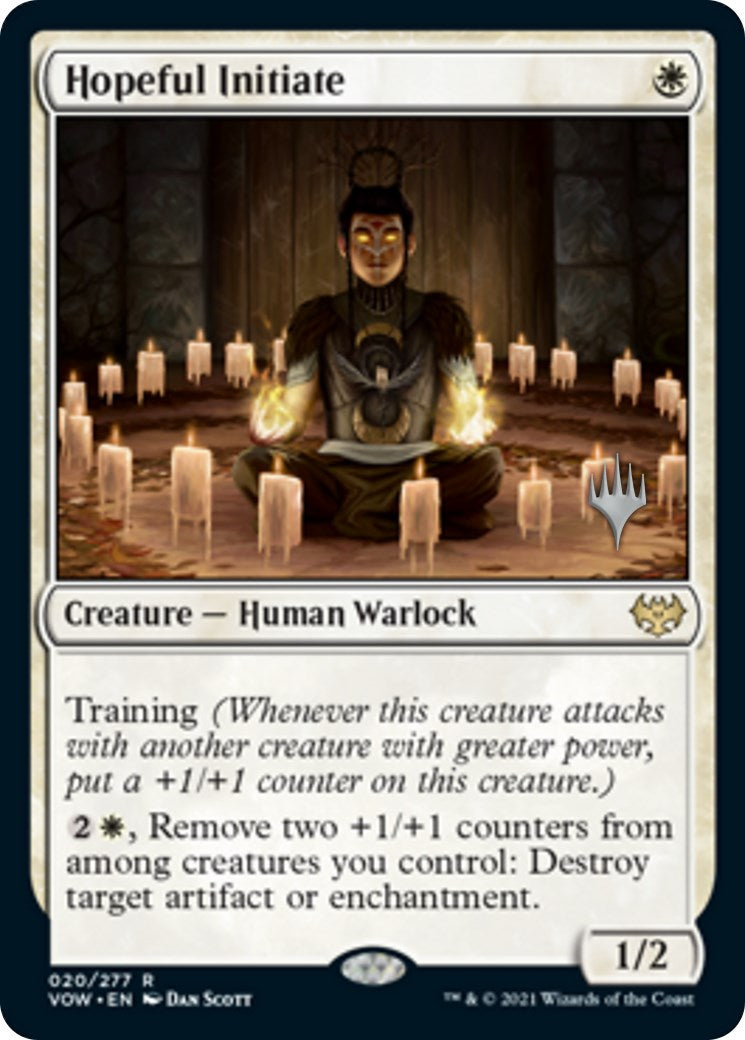 Hopeful Initiate (Promo Pack) [Innistrad: Crimson Vow Promos] | Chromatic Games