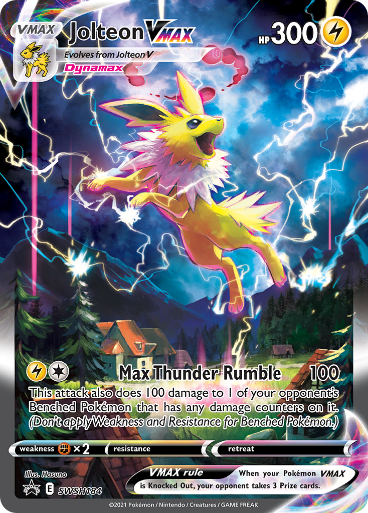 Jolteon VMAX (SWSH184) (Jumbo Card) [Sword & Shield: Black Star Promos] | Chromatic Games