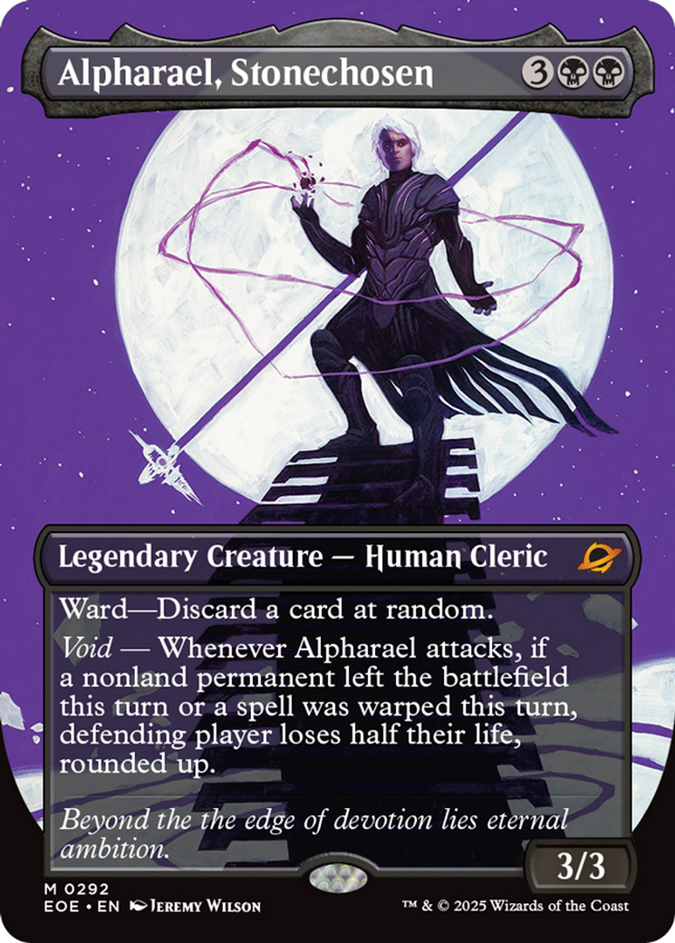 Alpharael, Stonechosen (Borderless) [Edge of Eternities] | Chromatic Games