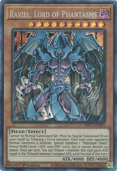 Raviel, Lord of Phantasms [MP21-EN254] Prismatic Secret Rare | Chromatic Games