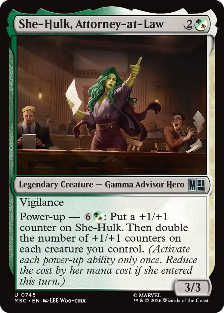 She-Hulk, Wallbreaker (Surge Foil) [Marvel Super Heroes Commander] | Chromatic Games