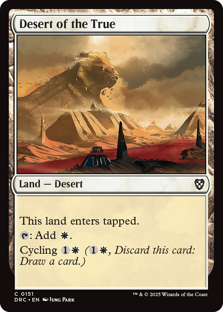 Desert of the True [Aetherdrift Commander] | Chromatic Games