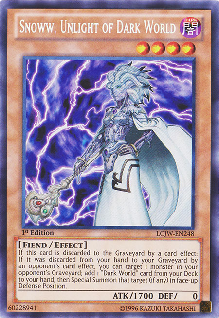 Snoww, Unlight of Dark World [LCJW-EN248] Secret Rare | Chromatic Games