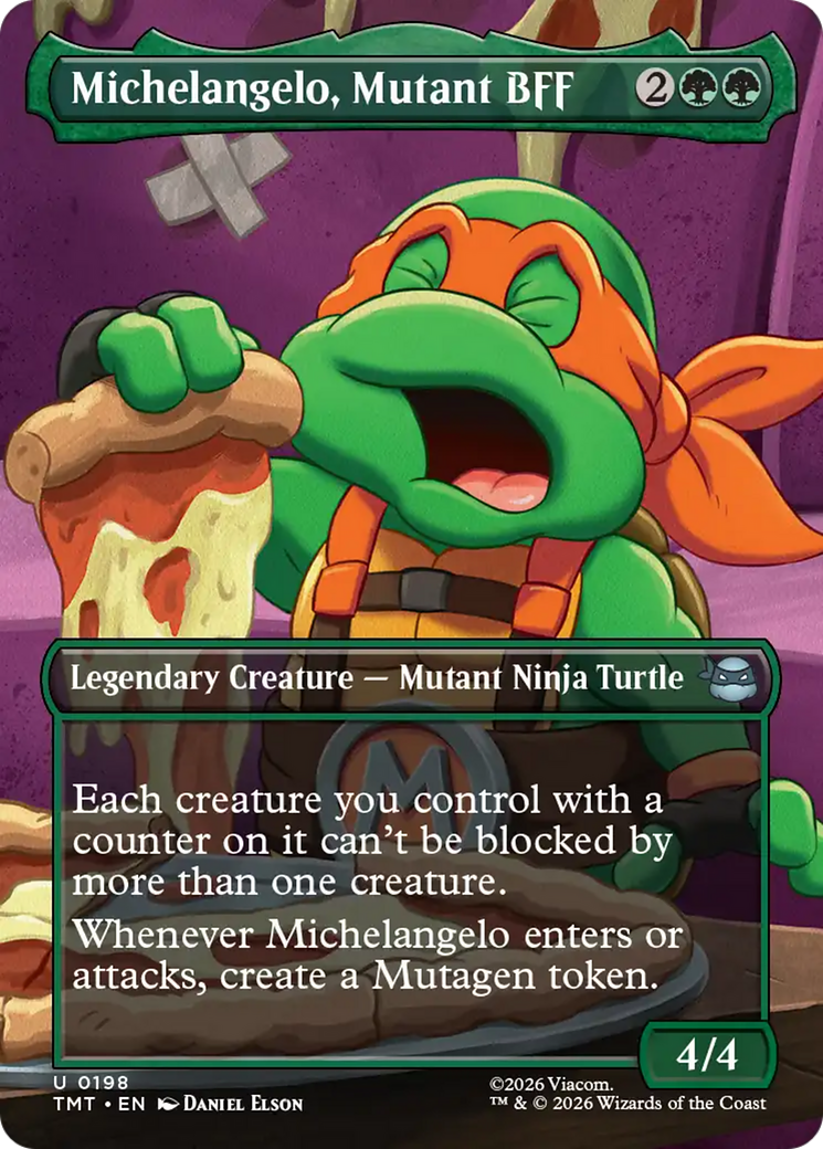 Michelangelo, Mutant BFF (Borderless) [Teenage Mutant Ninja Turtles] | Chromatic Games