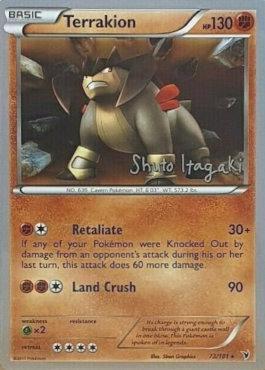 Terrakion (73/101) (Terraki-Mewtwo - Shuto Itagaki) [World Championships 2012] | Chromatic Games
