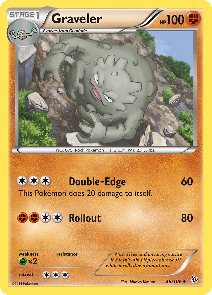 Graveler (46/106) [XY: Flashfire] | Chromatic Games