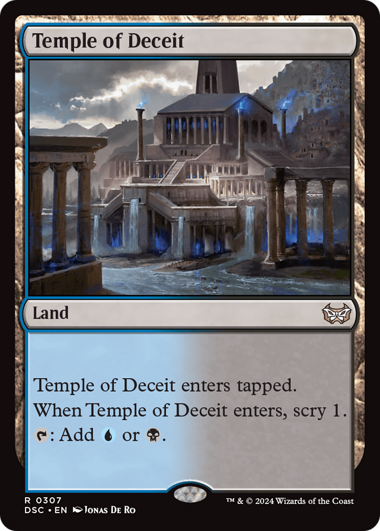 Temple of Deceit [Duskmourn: House of Horror Commander] | Chromatic Games