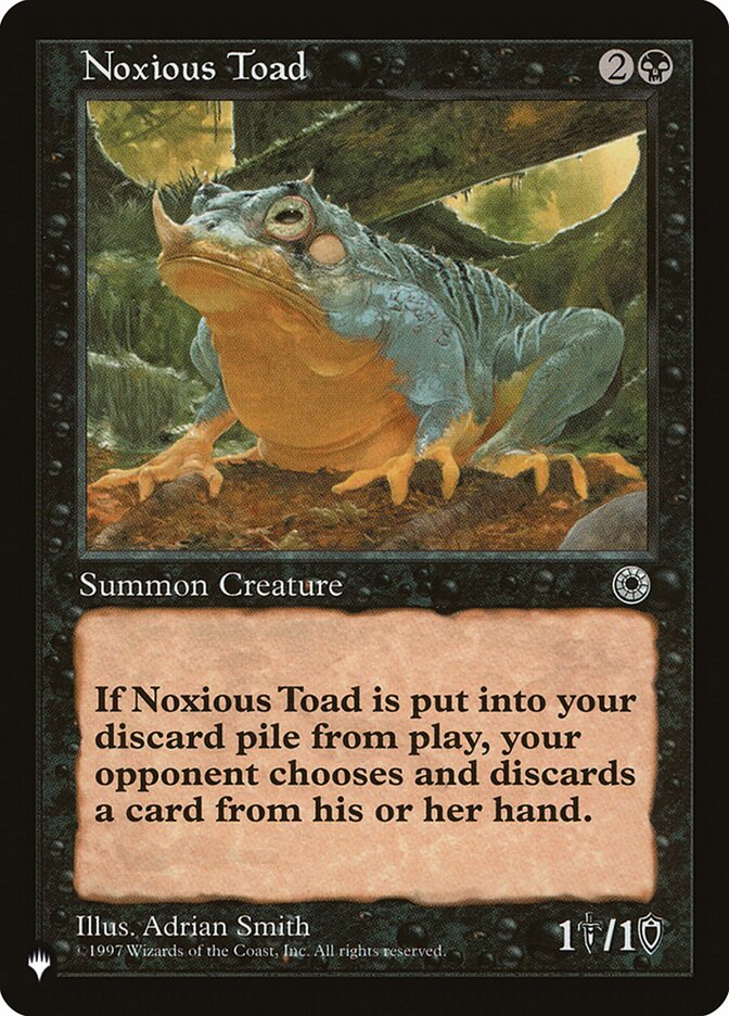 Noxious Toad [The List] | Chromatic Games