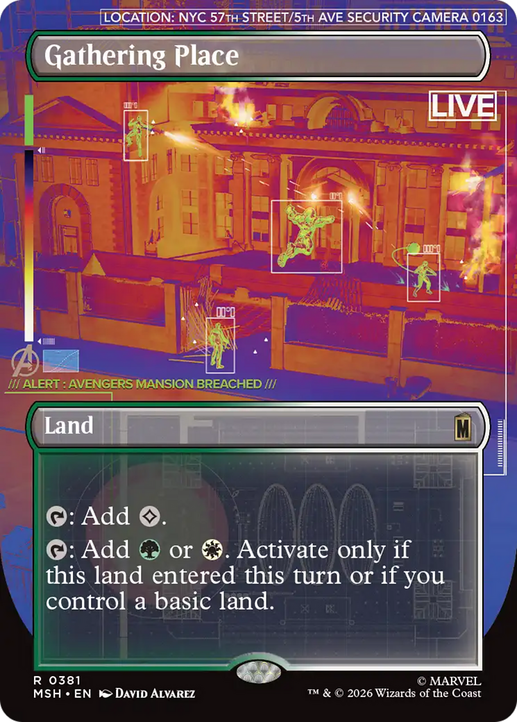 Gathering Place (Borderless) [Marvel Super Heroes] | Chromatic Games