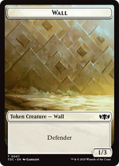 Insect (0023) // Wall Double-Sided Token [Tarkir: Dragonstorm Commander Tokens] | Chromatic Games