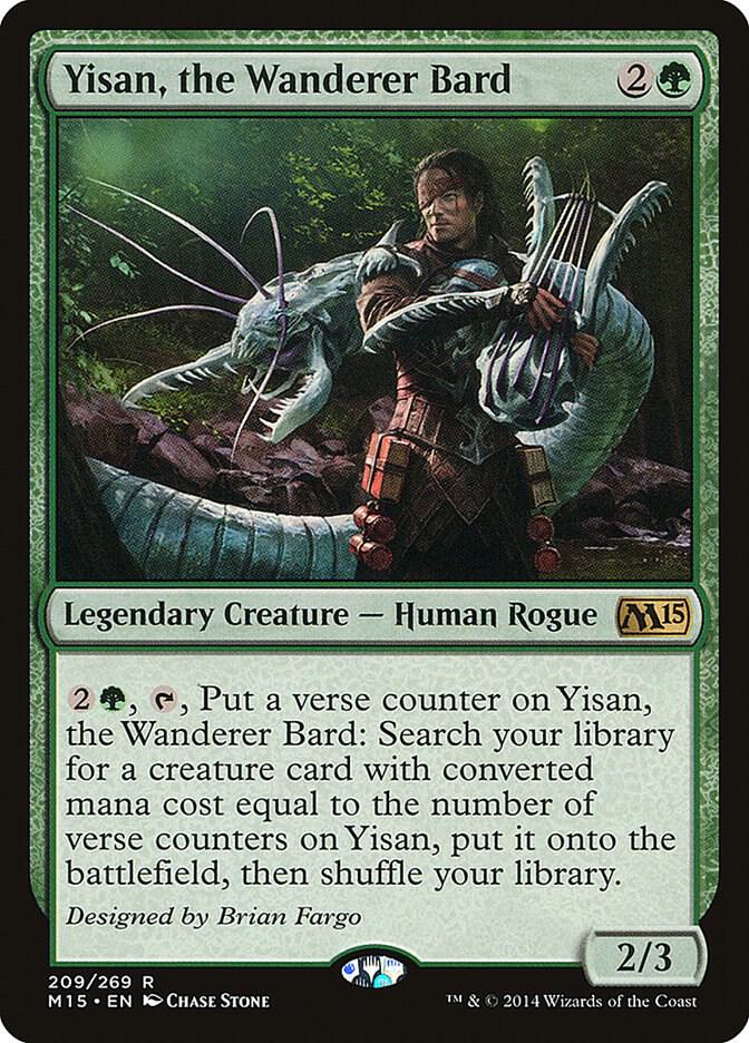 Yisan, the Wanderer Bard 209 (Magic 2015 (M15))  | Chromatic Games