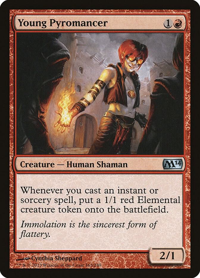 Young Pyromancer 163/249 (Magic 2014 (M14))  | Chromatic Games