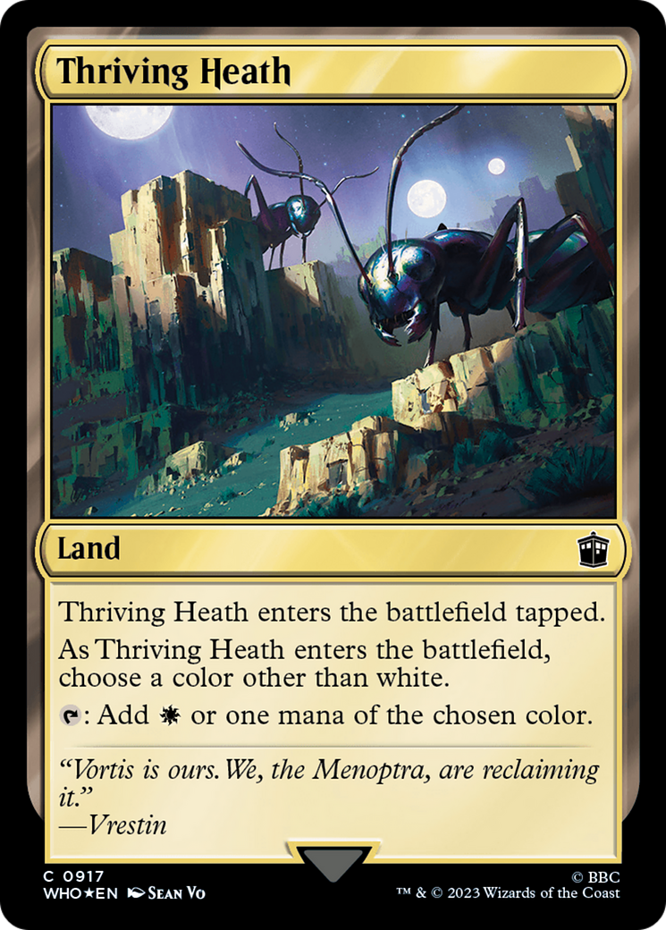 Thriving Heath (Surge Foil) [Doctor Who] | Chromatic Games