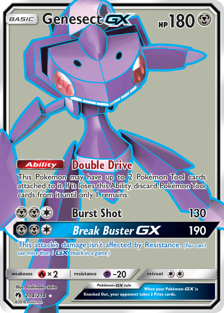 Genesect GX (204/214) [Sun & Moon: Lost Thunder] | Chromatic Games