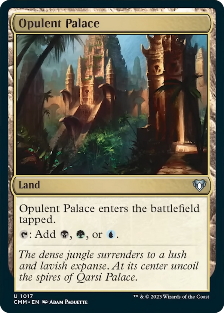 Opulent Palace [Commander Masters] | Chromatic Games