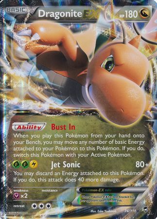 Dragonite EX (74/111) (Jumbo Card) [XY: Furious Fists] | Chromatic Games