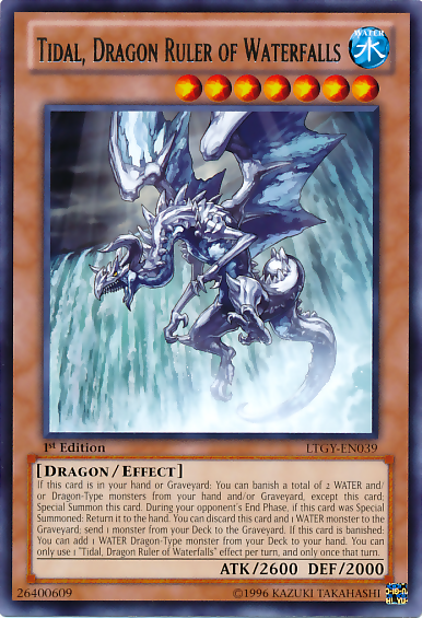 Tidal, Dragon Ruler of Waterfalls [LTGY-EN039] Rare | Chromatic Games