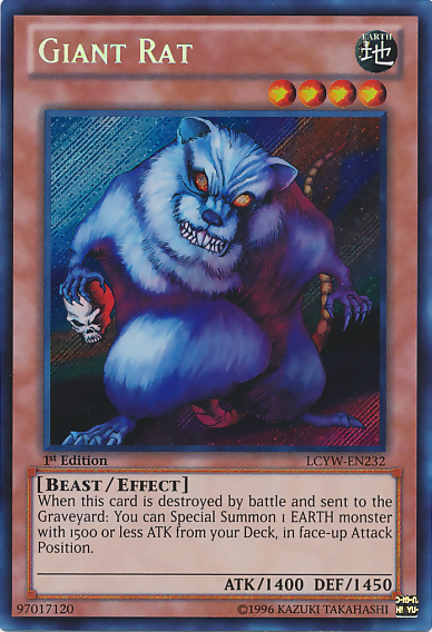 Giant Rat [LCYW-EN232] Secret Rare | Chromatic Games