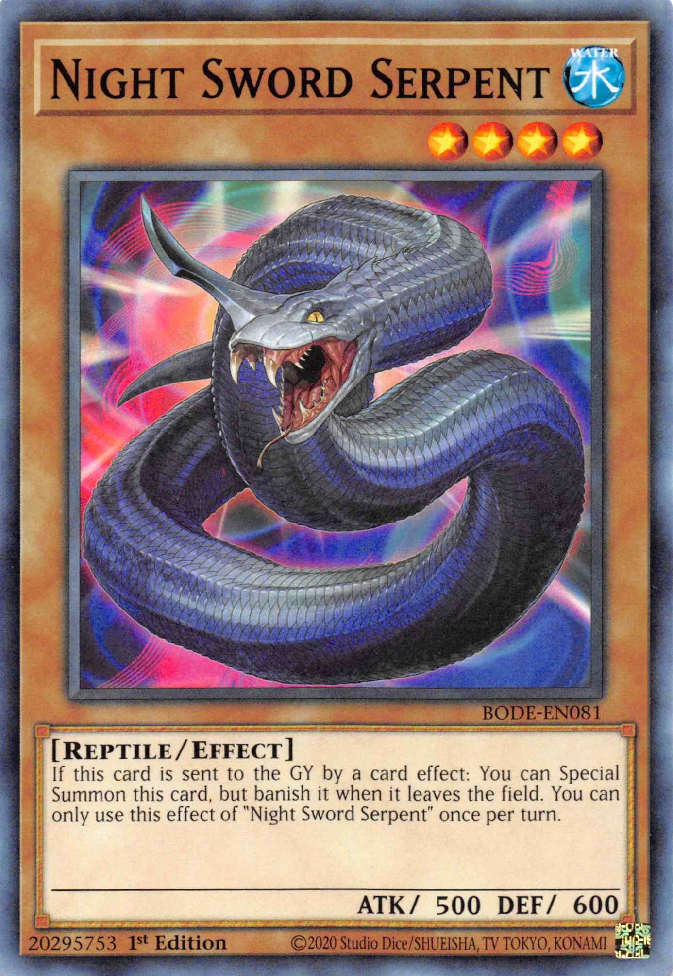 Night Sword Serpent [BODE-EN081] Common | Chromatic Games