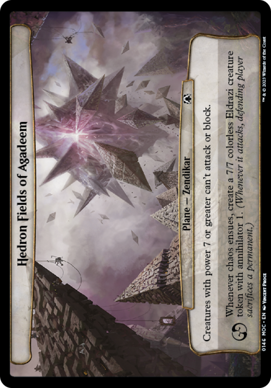 Hedron Fields of Agadeem [March of the Machine Commander] | Chromatic Games