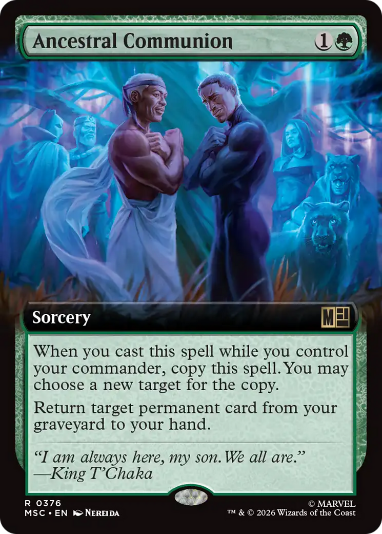 Ancestral Communion (Extended Art) [Marvel Super Heroes Commander] | Chromatic Games