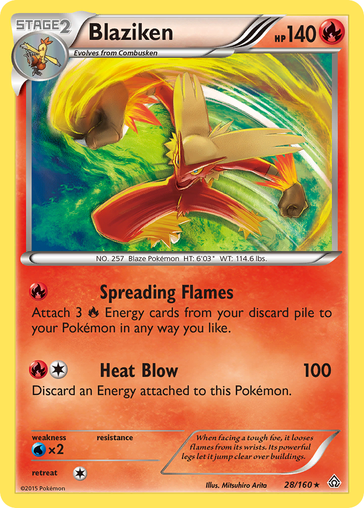 Blaziken (28/160) [XY: Primal Clash] | Chromatic Games