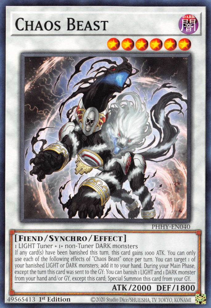Chaos Beast [PHHY-EN040] Common | Chromatic Games