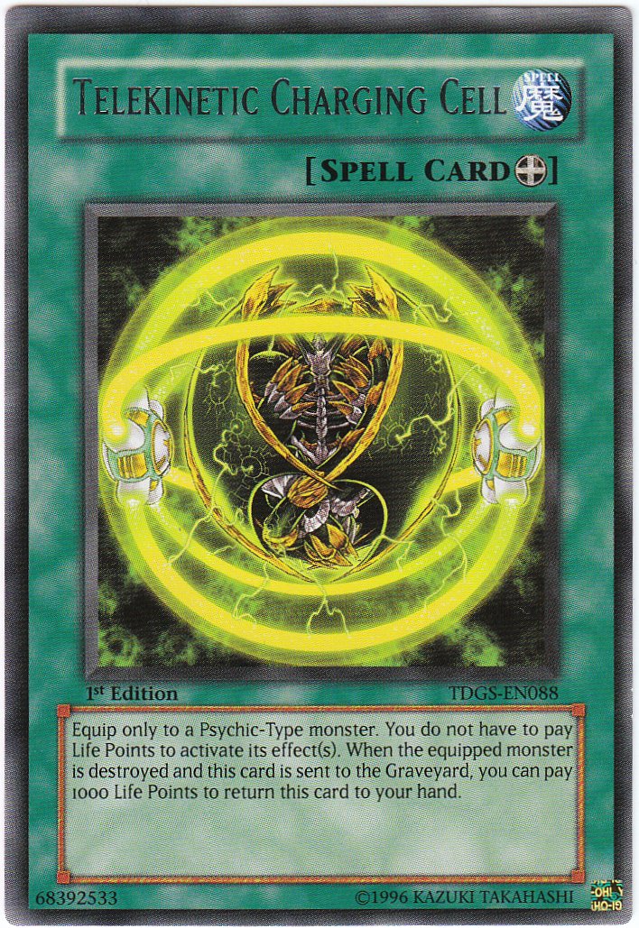 Telekinetic Charging Cell [TDGS-EN088] Rare | Chromatic Games