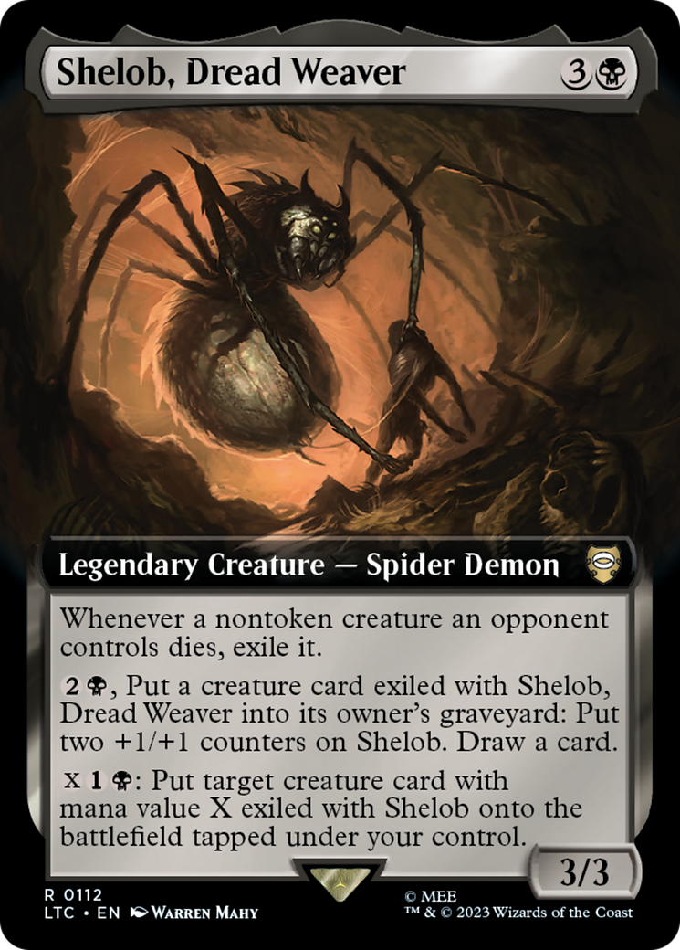 Shelob, Dread Weaver (Extended Art) [The Lord of the Rings: Tales of Middle-Earth Commander] | Chromatic Games