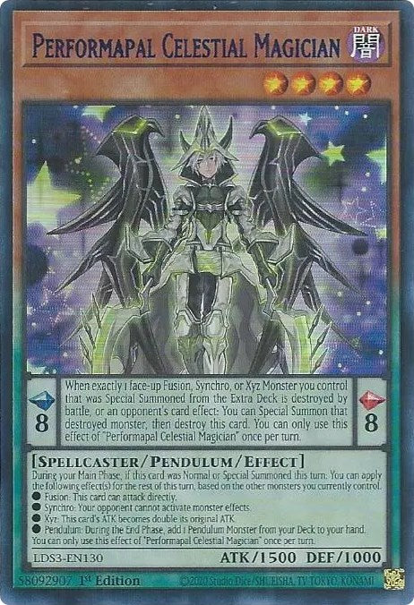 Performapal Celestial Magician (Blue) [LDS3-EN130] Ultra Rare | Chromatic Games