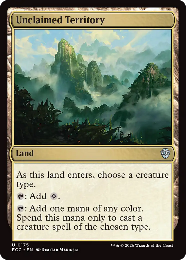 Unclaimed Territory [Lorwyn Eclipsed Commander] | Chromatic Games