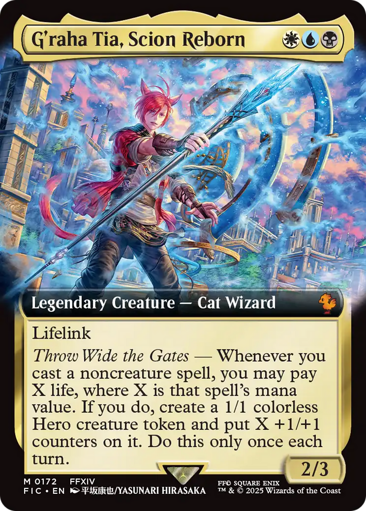 G'raha Tia, Scion Reborn (Extended Art) [FINAL FANTASY Commander] | Chromatic Games
