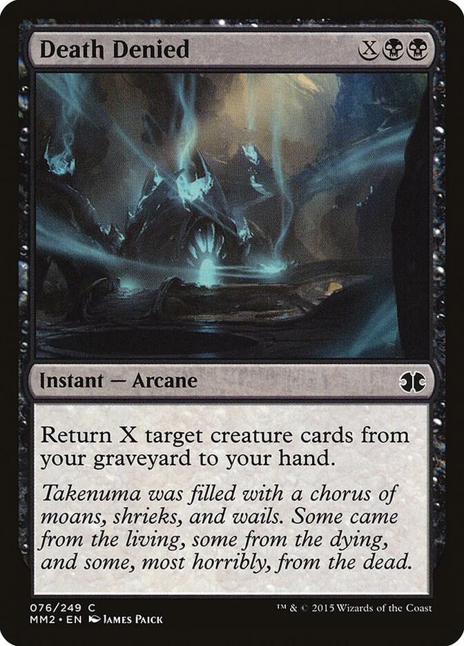 Death Denied 76/249 (Modern Masters 2015)  | Chromatic Games