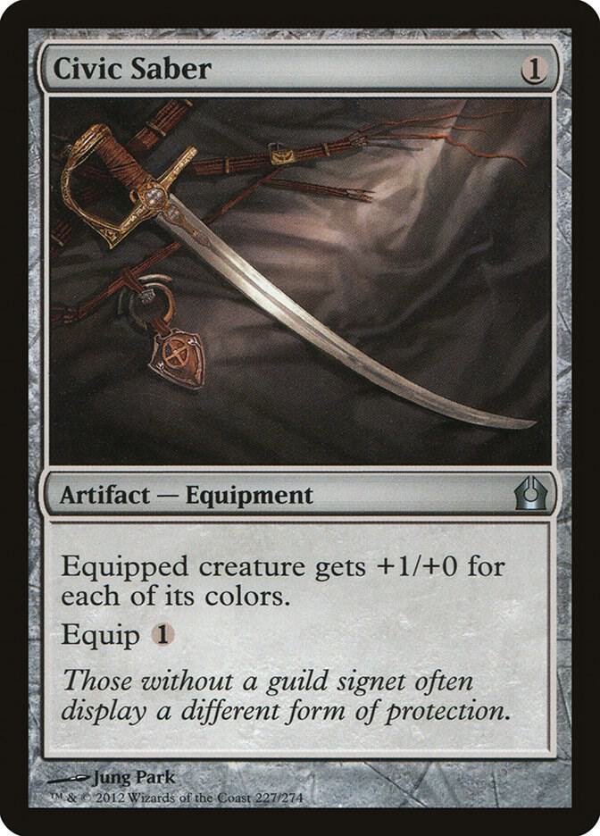Civic Saber 227/274 (Return to Ravnica)  | Chromatic Games
