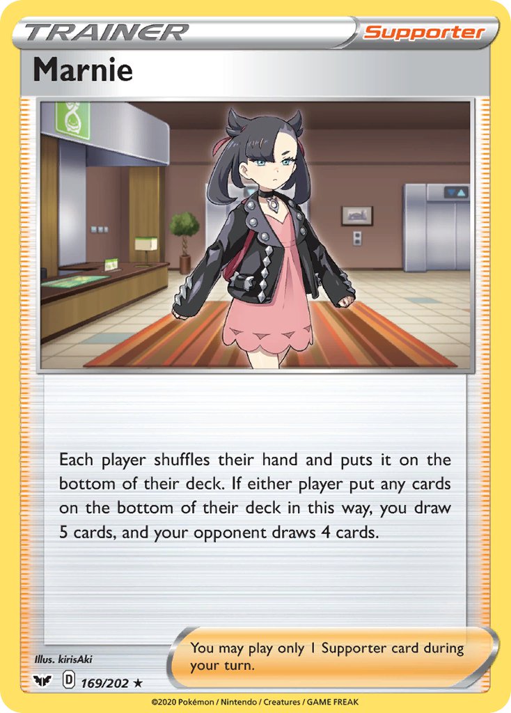 Marnie (169/202) (Theme Deck Exclusive) [Sword & Shield: Base Set] | Chromatic Games