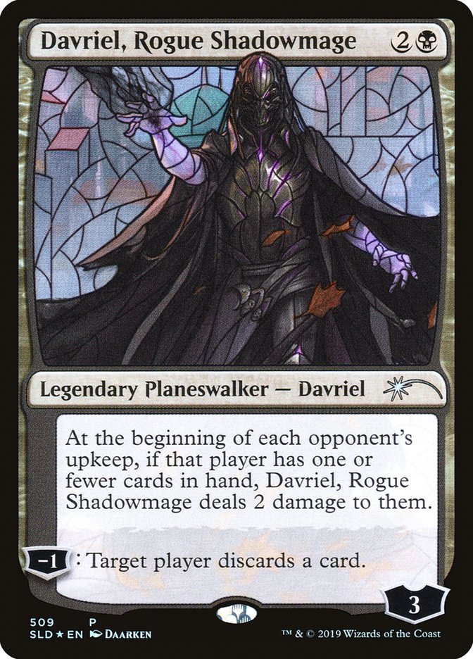 Davriel, Rogue Shadowmage (Stained Glass) [Secret Lair Drop Promos] | Chromatic Games