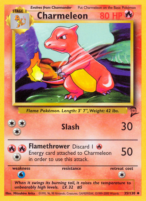 Charmeleon (35/130) [Base Set 2] | Chromatic Games