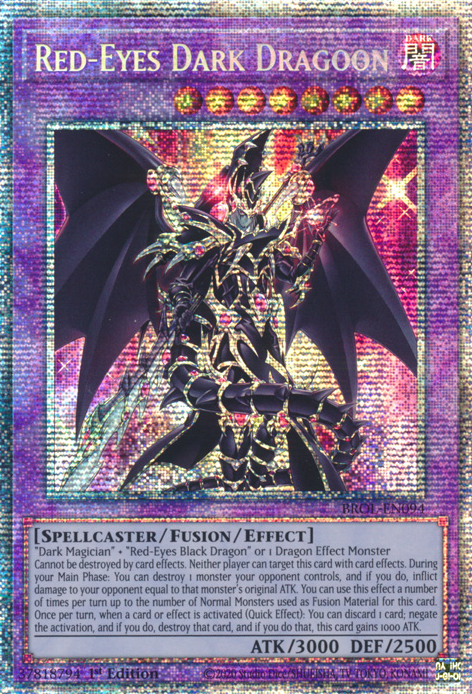 Red-Eyes Dark Dragoon [BROL-EN094] Starlight Rare | Chromatic Games