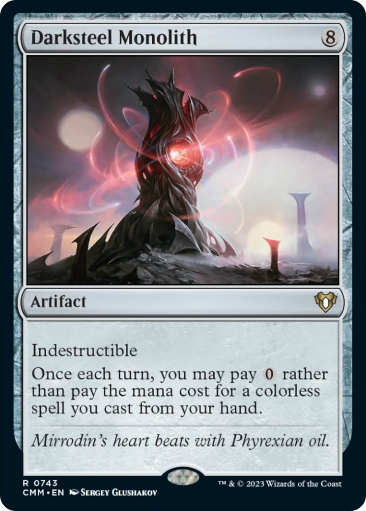 Darksteel Monolith [Commander Masters] | Chromatic Games