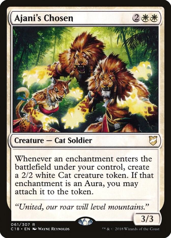 Ajani's Chosen 61/307 (Commander 2018)  | Chromatic Games