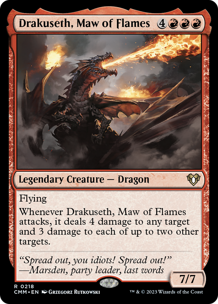 Drakuseth, Maw of Flames [Commander Masters] | Chromatic Games