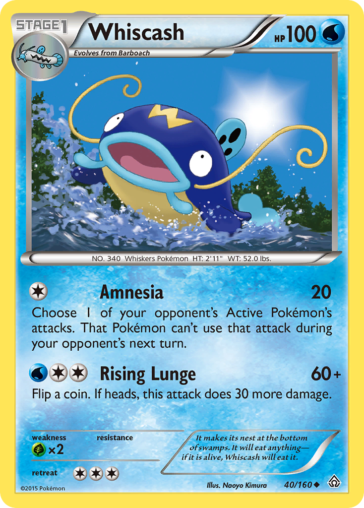 Whiscash (40/160) [XY: Primal Clash] | Chromatic Games